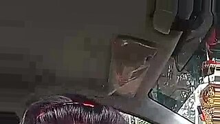 black man jerks off in car