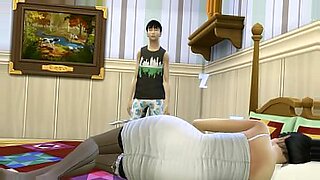 teen sex mj dads on bed with young one