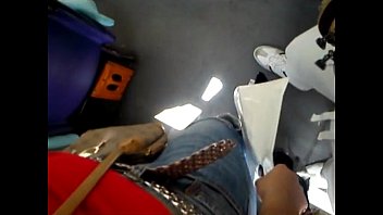 woman touch finger bus sex video