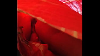 suhaagraat video of cute girl in red saree