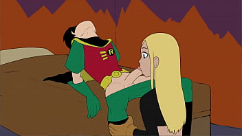 spanking the ass of teen titans