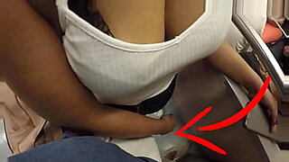 touch boobs train bus porn tube skirt
