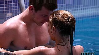 stranger-massaging-wife-at-pool