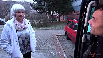 czech streets blonde milf picked up and fucked