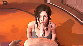 kiss-tongue-lara-croft