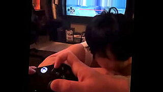 girl nude playing video games