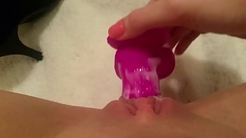 perfect body babe from austria masturbates her tight pink pussy