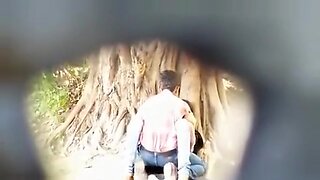 amateur couple caught having sex in public