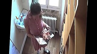 mom catches daughter fucking in shower while cleaning