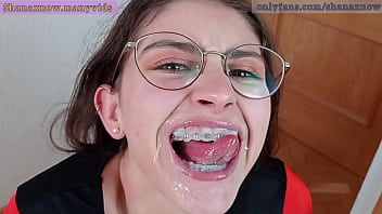 cumshot teen sister