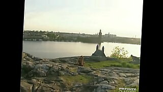 mom bathing in the river