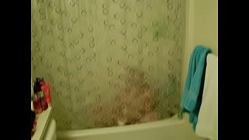 real father and daughter in shower