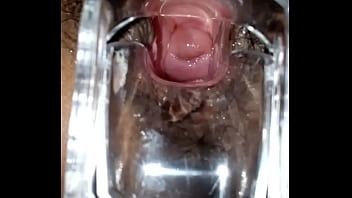 cum injection with syringe in cervix uterus after fucking