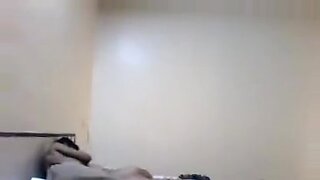 hot sexy mom catch son in room