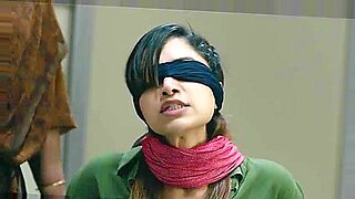blindfolded and tied girl gets ass fingered