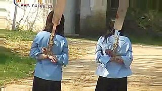 chinese female teacher force students