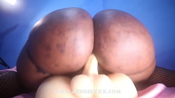 black girl suffers pains as the big black dick goes balls deep in her pussy until she beg stop