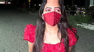 black-girl-in-red-dress-dildo-squirting-on