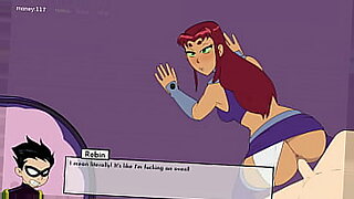 spanking the ass of teen titans