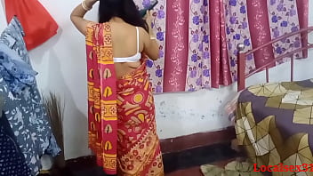 sunny leoni teasing in red saree hottest full video in hindi