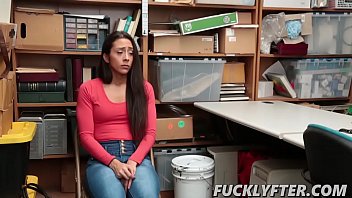 anastasia lux gags on his fa dick making a mess on her