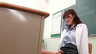 japanese teacher gets nailed from behind by one of her students