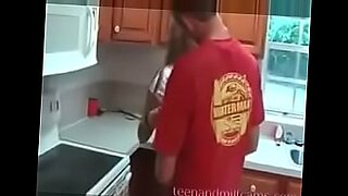 black son black old mom rough sex in the kitchen