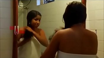 a big titted mummy rails a big dick and gets titty fucked in a bathroom