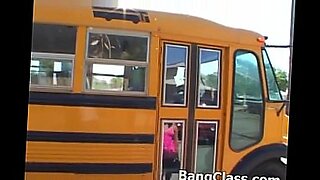 schoolgirls public bus