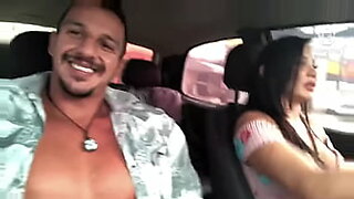 sima blowing on cock in a car