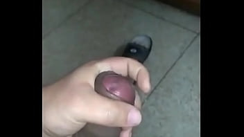 pussy cum put on the huge cock