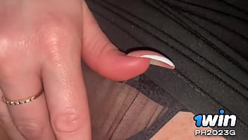 teen rides big rippled silver dildo taking deep ass hd